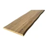 Wood&Sens Plateau de table pleines lames Chêne Rustique bord naturel flacheux L.200 X l.80 cm, Ep.40 mm- Plateau De Table