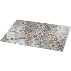 Tulup Plateau En Verre<Plateau en verre trempé 140x70 cm Motif mosaïque avec ornements