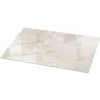 Tulup Plateau en verre trempé 120x60 cm Motif texturé de marbre- Plateau En Verre