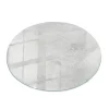 Tulup Plateau En Verre<Plateau en verre trempé fi70 cm Texture de béton avec fissures