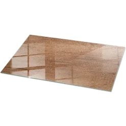 Tulup Plateau En Verre<Plateau en verre trempé 100x50 cm Motif naturel du bois