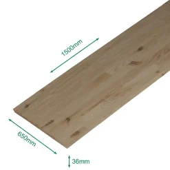 Forestea Plateau pin pour etabli maritime massif lamellé collé abouté 1500X650X36 mm- Plateau De Table