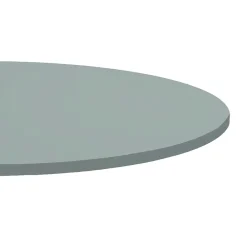 Restootab Panneau Bois, Osb, Mdf<Plateau rond 120cm couleur gris medio -