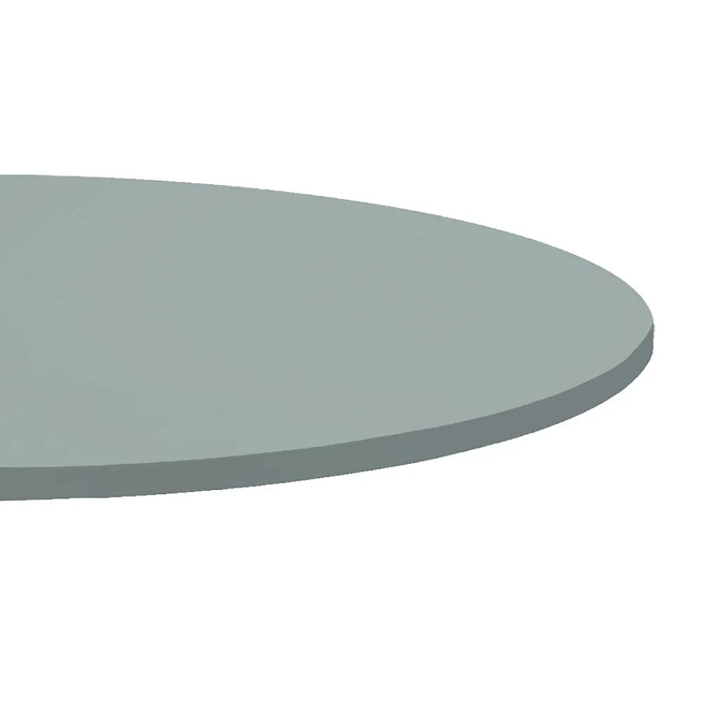 Restootab Panneau Bois, Osb, Mdf<Plateau rond 120cm couleur gris medio -
