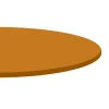 Restootab Panneau Bois, Osb, Mdf<Plateau rond 120cm couleur ocre maggese -