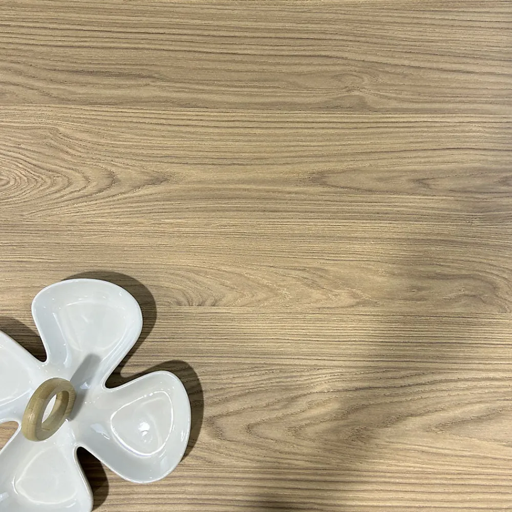 Restootab Plateau rond 120cm decor chene naturel -- Panneau Bois, Osb, Mdf