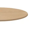 Restootab Plateau rond 80cm decor chene alba -- Panneau Bois, Osb, Mdf