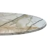 Restootab Panneau Bois, Osb, Mdf<Plateau rond 120cm decor marbre calcuta -