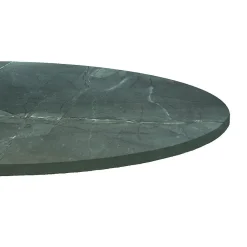 Restootab Plateau rond 80cm decor marbre jade -- Panneau Bois, Osb, Mdf
