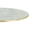 Restootab Panneau Bois, Osb, Mdf<Plateau rond 80cm decor marbre pokhara chants laiton -