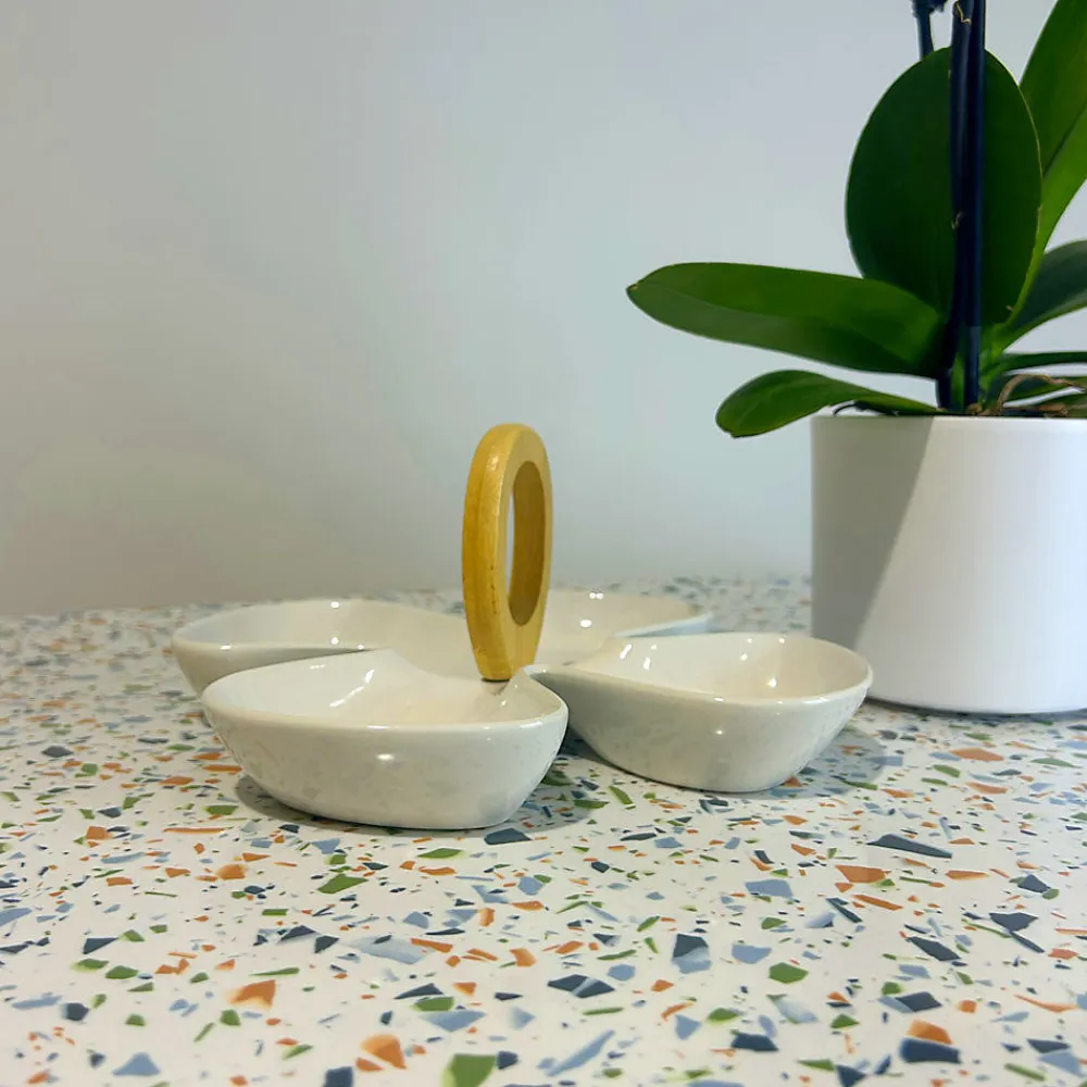 Restootab Panneau Bois, Osb, Mdf<Plateau rond 80cm decor terrazzo spectra -