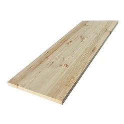 Wood&Sens Plateau table bois massif Pin Rustique L.200 X l.80 cm, Ep.34 mm- Plateau De Table