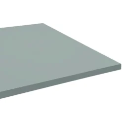 Restootab Plateau 120x70 couleur gris medio -- Panneau Bois, Osb, Mdf