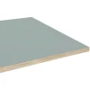 Restootab Panneau Bois, Osb, Mdf<Plateau 70x70 couleur gris medio chants imitation bois -