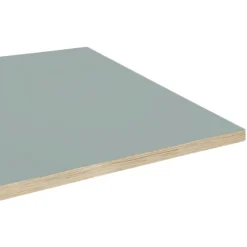 Restootab Panneau Bois, Osb, Mdf<Plateau 70x70 couleur gris medio chants imitation bois -