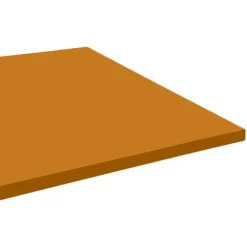 Restootab Plateau 70x70 couleur ocre maggese -- Panneau Bois, Osb, Mdf