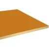 Restootab Panneau Bois, Osb, Mdf<Plateau 120x70 couleur ocre maggese chants laiton -