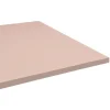 Restootab Panneau Bois, Osb, Mdf<Plateau 90x90 couleur rose bourbon -