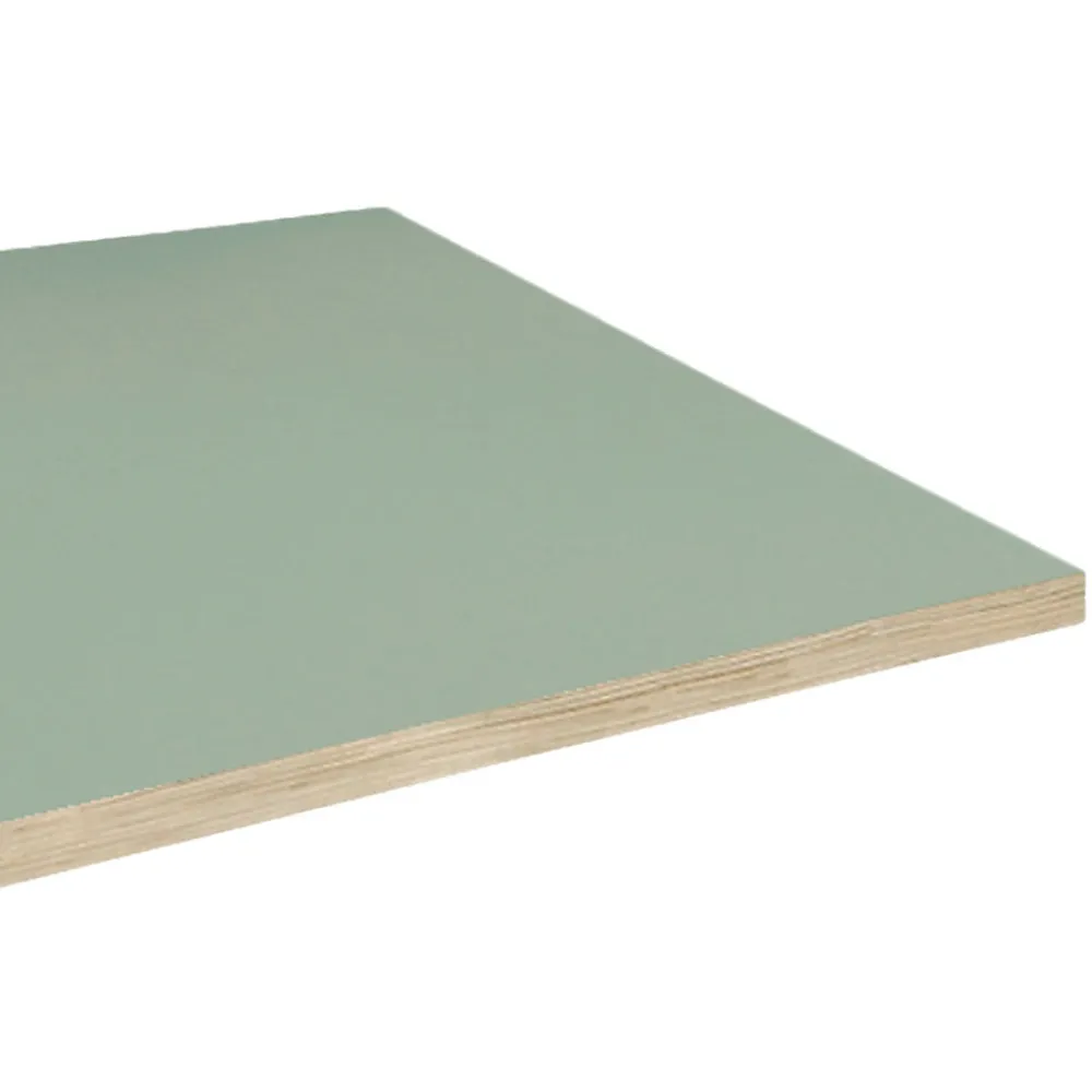 Restootab Panneau Bois, Osb, Mdf<Plateau 160x80 couleur vert celadon chants imitation bois -