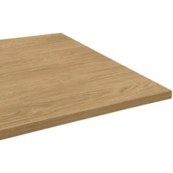 Restootab Plateau 90x90 decor chene naturel -- Panneau Bois, Osb, Mdf