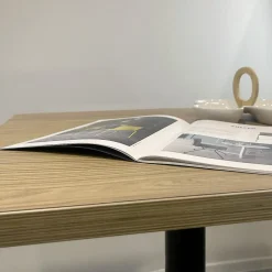 Restootab Plateau 90x90 decor chene naturel -- Panneau Bois, Osb, Mdf