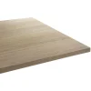 Restootab Plateau 90x90 decor chene vicenz -- Panneau Bois, Osb, Mdf