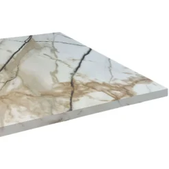 Restootab Panneau Bois, Osb, Mdf<Plateau 60x60 decor marbre calcuta -