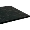 Restootab Panneau Bois, Osb, Mdf<Plateau 120x70 decor marbre noir -
