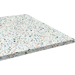 Restootab Plateau 70x70 decor terrazzo spectra -- Panneau Bois, Osb, Mdf