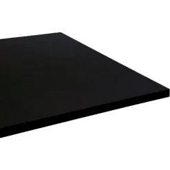 Restootab Plateau 120x70 noir -- Panneau Bois, Osb, Mdf