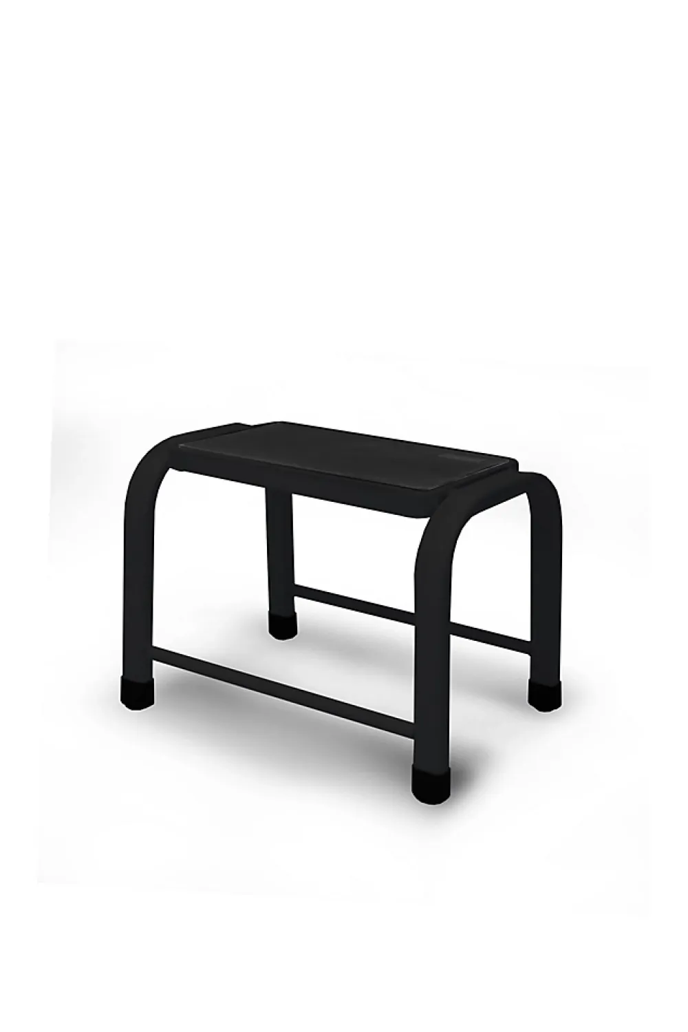 Drabest Accessoire D'Escalier<Plateforme tabouret escabeau NOIR 1 marche antidérapante 1 pièce.