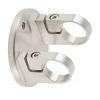 MySystem Accessoire D'Escalier<Platine de fixation à l'anglaise Modèle 53 - diam. 150/45 - pour tube diam. 42,4 mm - Inox 316