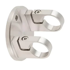 MySystem Accessoire D'Escalier<Platine de fixation à l'anglaise Modèle 53 - diam. 150/45 - pour tube diam. 42,4 mm - Inox 316