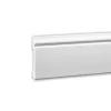 Profhome Plinthe 653108 Moulure décorative style Néo-Classicisme blanc 2 m- Plinthe Pour Parquet Et Stratifié