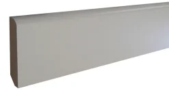 Plinthe Bois|Plinthe Bois<Plinthe arrondie adhésive MDF revêtu blanc 200 x 7 cm, ép.9 mm (vendu par lot de 5)