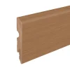 GoodHome Plinthe arrondie MDF décor 2 chêne blond 220 x 8 cm, ép.13 mm- Plinthe Pour Parquet Et Stratifié