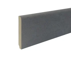 Plinthe arrondie MDF revêtu papier gris 240 x 8 cm, ép.14 mm- Plinthe Bois|Plinthe Bois