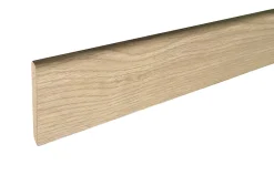 Plinthe Bois|Plinthe Bois<Plinthe arrondie MDF revêtu papier chêne 240 x 8 cm, ép.14 mm