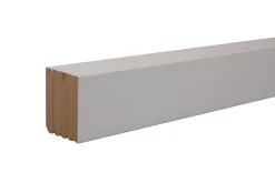 Plinthe Bois|Plinthe Bois<Plinthe arêtes vives MDF prépeint 200 x 10 cm, ép.10 mm (vendu par lot de 5)