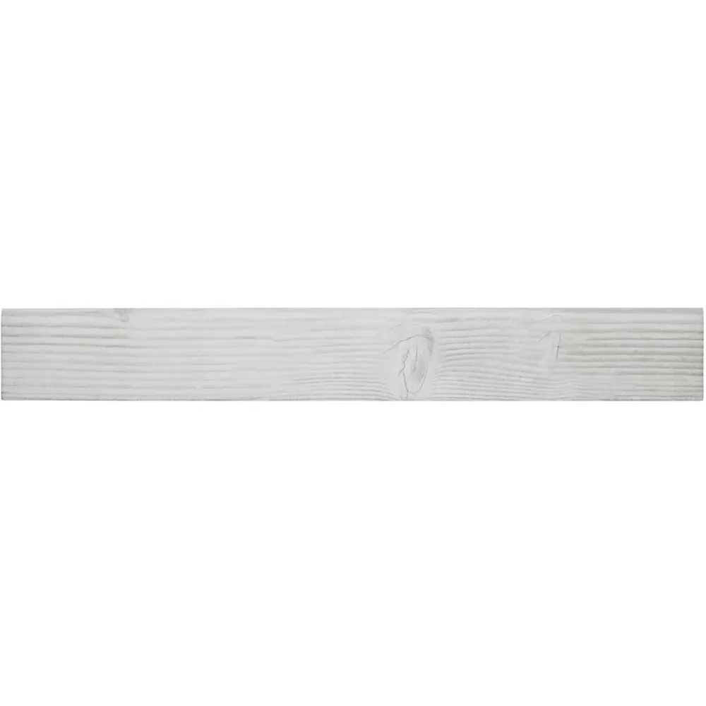 Colours Plinthe blanche 8 x 60 cm Pine Wood (vendue à la pièce)- Plinthe Pour Carrelage Sol