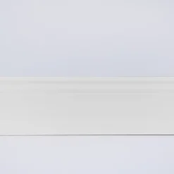 Woodbord Plinthe Bois de Pin Merkusii - Enduite Gesso Blanc - 12x120x2200mm- Plinthe Bois|Plinthe Bois