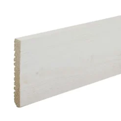 Lambris Mural<Plinthe brossée blanc 9 x 68 mm L.2,05 m