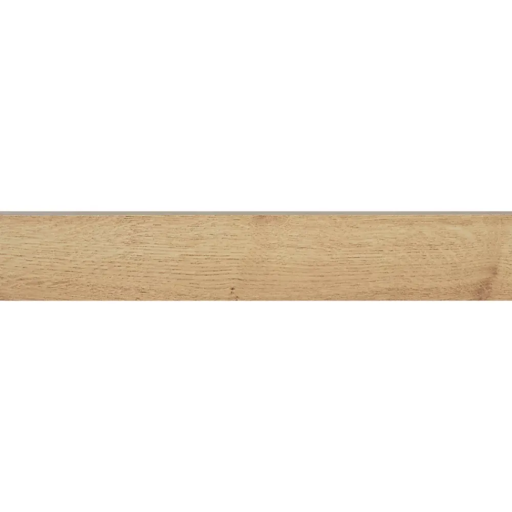 GoodHome Plinthe Pour Carrelage Sol<Plinthe carrelage effet bois brut beige L.45 x l.0,75 cm x ép.9 mm, Lulea