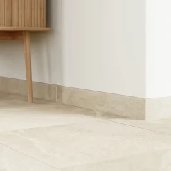 GoodHome Plinthe Pour Carrelage Sol<Plinthe carrelage effet pierre beige mocca L.45 x l.0,75 cm x ép.9,1 mm, Limo Mocca
