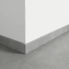GoodHome Plinthe Pour Carrelage Sol<Plinthe carrelage gris mat effet béton L.61.6 x l.8 cm x ép.8,5 mm, Konkrete