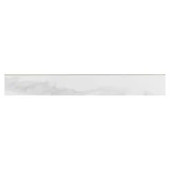 GoodHome Plinthe Pour Carrelage Sol<Plinthe carrelage intérieur effet marbre blanc L.60 x l.8 cm x ép.9 mm, Ultimate Marble