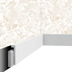 Cimaises Et Plus Lambris Mural<Plinthe décorative P01 - 10x2,2x200cm (h x p x L) - moulure déc