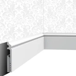 Cimaises Et Plus Plinthe décorative P05 - 13,8x2,2x200cm (h x p x L) - moulure- Lambris Mural