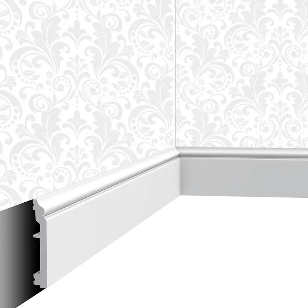Cimaises Et Plus Plinthe décorative P02 - 10 x1,6x200cm (h x p x L) - moulure dé- Lambris Mural