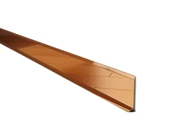 Ilcom Plinthe décorative pour mur F Cuivre poli - 60mm x 2700mm x 0,65 ep.- Plinthe Pour Parquet Et Stratifié